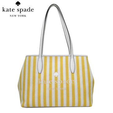 ケイトスペード トートバッグ レディース WKR00487 724 ストライプ キャンバス A4対応 kate spade アウトレット 送料無料 【ギフト】