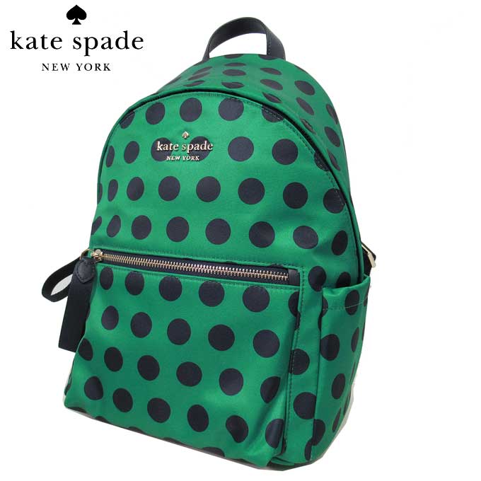 ケイトスペード リュック レディース WKR00557 974(グリーン系×マルチ) ナイロン ドット柄 水玉 チェルシー kate spade アウトレット 送料無料