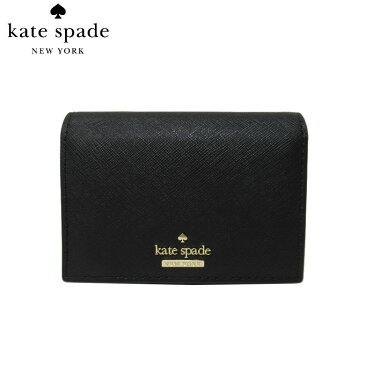 ケイトスペード ブティック kate spade カードケース PWRU6437-001 レザー キーリング付き カードケース gabe / cameron street / black(001):ブラック【レディース】