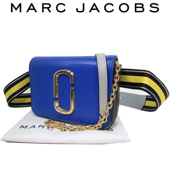 マークジェイコブス ショルダーバッグ 2WAY 斜めがけ ウエストポーチ ボディバッグ レディース M0014102 494(ブルー系) ダブルJ ヒップショット MARC JACOBS 送料無料のサムネイル