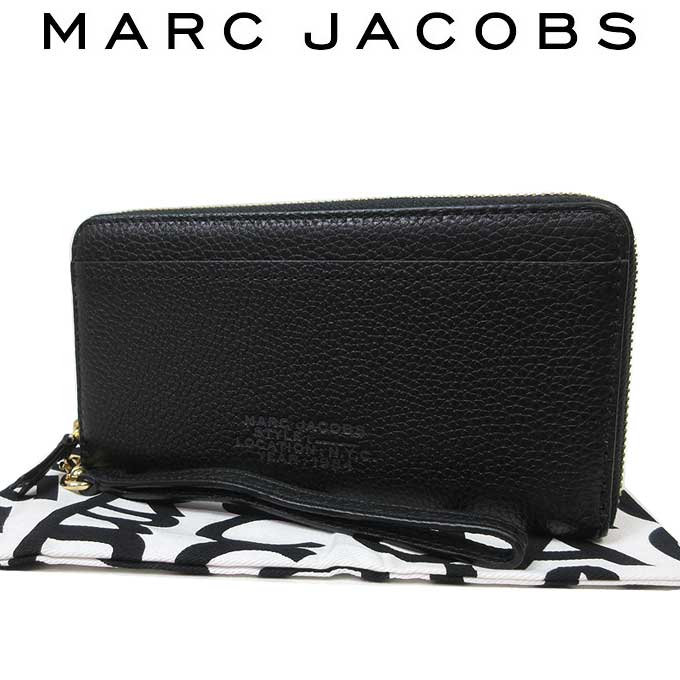 マークジェイコブス 財布（レディース） マークジェイコブス 財布 長財布 MARC JACOBS ザ コンチネンタル リストレット レザー ラウンドファスナー S131L01RE22 0004 001(BLACK：ブラック) レディース 送料無料