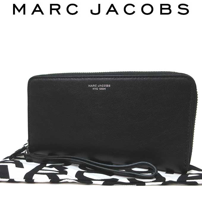 マークジェイコブス 財布（レディース） 【1000円OFF 5/16 01:59迄】マークジェイコブス 財布 長財布 MARC JACOBS ザ コンチネンタル リストレット レザー ラウンドファスナー S171L03FA22 0027 001(BLACK：ブラック) レディース 送料無料