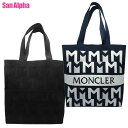 【10%OFF 5/7 AM9:59迄】モンクレール バッグ トートバッグ MONCLER モンクレ モノグラム ニット トート 肩掛け A4対応 大容量 5D...