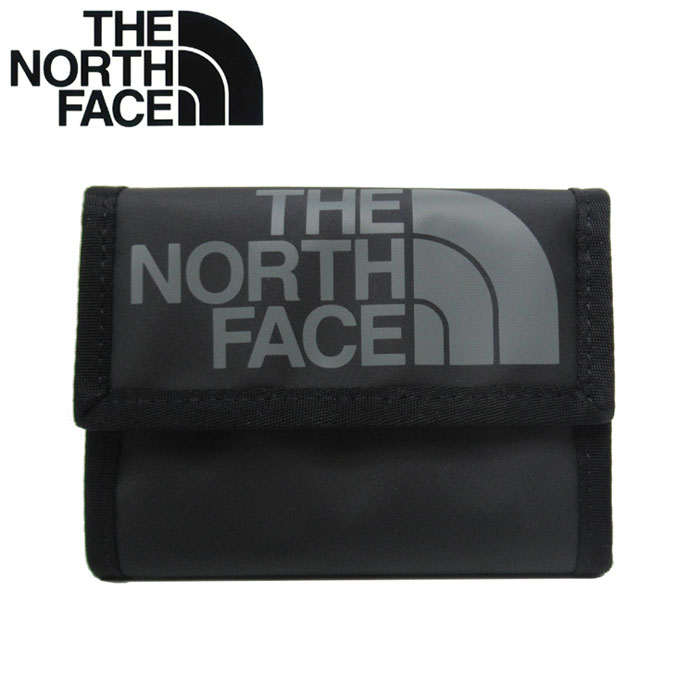 ザ ノース フェイス 財布 三つ折り財布 THE NORTH FACE ベースキャンプ ウォレット NN2PN80A / NF0A52THJK3 / NN2PN38A BLK/BLACK(ブラック×グレー系) メンズ レディース 【メール便対応(ネコポス)】