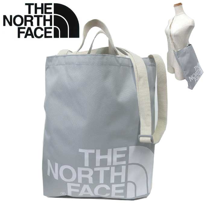 楽天SanAlpha（サンアルファ）【10％OFF 5/21 09:59迄】ザ・ノース・フェイス トートバッグ THE NORTH FACE WHITE LABEL COLLECTION ビッグ ロゴ 2WAY トート 斜めがけ NN2PP07M LGY/ LIGHT GRAY（ライトグレー） レディース メンズ 送料無料