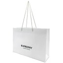 【単品購入可 / 同梱半額 】バーバリー BURBERRY 紙袋 横長タイプ Mサイズ ホワイト系 非売品入手困難 ショッパー ショ袋 財布用【代引き不可】【レ...