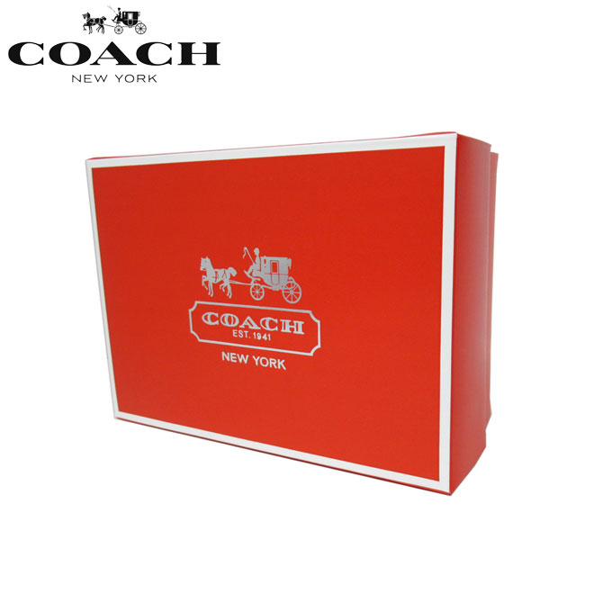 【訳あり/単品購入可/Fタイプ/代金引換不可】コーチ ラッピング COACH 専用ラッピング紙箱 単品 ポーチ・小物用 レッド系 非売品入手困難 ●COACH商品と同時購入で半額!!●【代金引換不可】