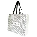 【単品購入可 / 代引不可】 【訳あり】FURLA フルラ ブティック専用 紙袋 アニバーサリーカード付き Mサイズ 35×40×16 (非売品入手困難) ショ...