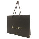【訳あり / 単品購入可】GUCCI 手提げ 紙袋 グッチ GG柄 29×38.5×8 ショッパー ショ袋 バッグ用 非売品入手困難 【代金引換不可】