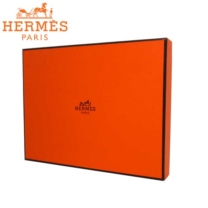 【単品購入可 / Sタイプ-2タイプ有】エルメス HERMES 専用箱 / 専用BOX ギフトボックス ■縦：16cm×横：20.5cm×幅：3.2cm(財布/多目的用)■ (非売品入手困難) オレンジ系 【代金引換不可】【ギフト】