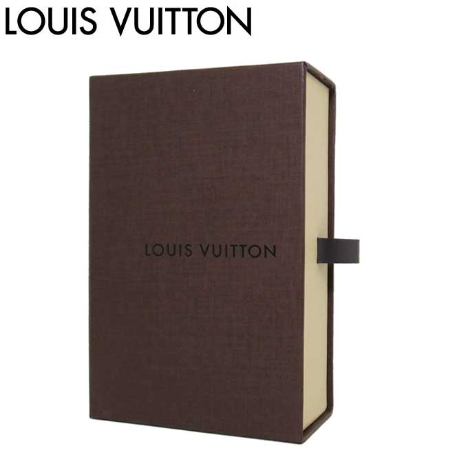 【訳あり/単品購入可/Cタイプ】LOUIS VUITTON ルイ・ヴィトン専用箱 ■ 縦:13.5cm 横:9cm 幅：4cm (キーケース/小物用)■ (非売品入手困難) LV 専用BOX ブラウン系【代金引換不可】 【レディース】