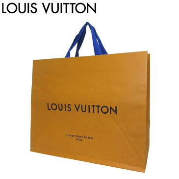 【単品購入可】LOUIS VUITTON ルイ・ヴィトン紙袋■NEW・横長タイプ Lサイズ：49x41x23■ (非売品入手困難) ショッパー ショ袋 ルイヴィトン LV バッグ 【代金引換不可】 【RCP】【0815楽天カード分割】【レディース】【s-mail03】