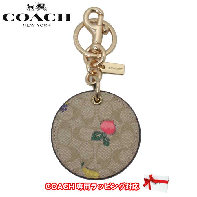 【1000円OFF 8/23 01:59迄】コーチ キーホルダー レディース COACH C8251 IMDY2 シグネチャー ドリーミー ベジー プリント ミラー チャーム キーフック アウトレット 送料無料【メール便対応(ネコポス)】【ギフト】