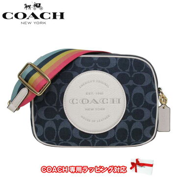 【1000円OFF 9/11 01:59迄】コーチ COACH ショルダーバッグ C2822 デニムキャンバス シグネチャー × ロゴ デンプシー クロスボディー IMDEI(デニムマルチ)【レディース】【ギフト】