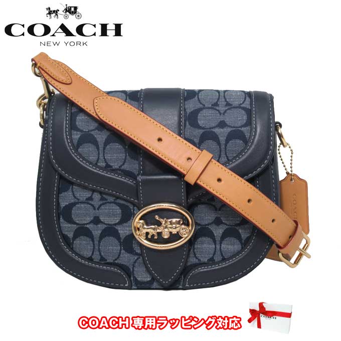 【1000円OFF 9/11 01:59迄】●訳あり●コーチ ショルダーバッグ レディース COACH C4066 IMDEI デニム シグネチャ ジョージー 斜め掛け アウトレット 送料無料【ギフト】