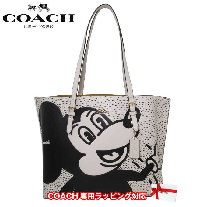 【1000円OFF 6/11 01:59迄】コーチバッグ トートバッグ COACH ディズニー×キース・ヘリング ミッキー モリー レザー トートC6978 IMCAH アウトレットレディース A4ファイル収納可 ●コラボ商品!!● 送料無料【ギフト】のサムネイル