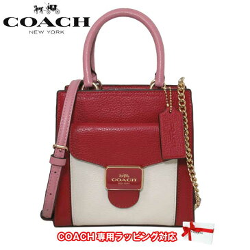 コーチ ショルダーバッグ レディース COACH C6994 IMFFL カラーブロック レザー ミニ ペッパー 2WAY クロスボディ 斜め掛け アウトレット 送料無料 【ギフト】