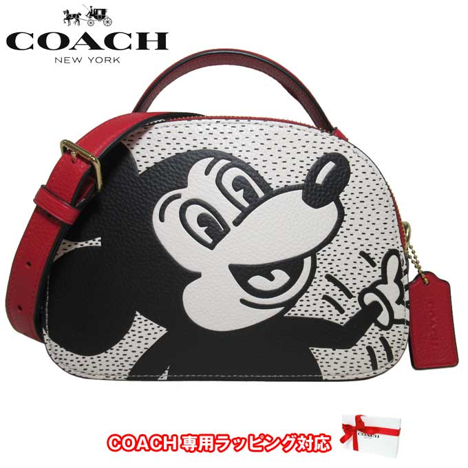 コーチ バッグ ショルダーバッグ COACH ディズニー×キース・ヘリング ミッキー セレーナ 2WAY サッチェル クロスボディ 斜め掛け C7234 IMCAH アウトレット レディース ●コラボ商品!!● 送料無料【ギフト】のサムネイル