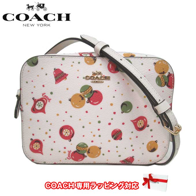 ショルダーバッグ 【10%OFF 5/21 09:59迄】コーチ ショルダーバッグ レディース COACH C7402 IMCAH PVC オーナメント プリント ミニバッグ カメラバッグ 斜め掛け アウトレット 送料無料