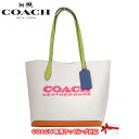 【1000円OFF 4/27 09:59迄】コーチ トートバッグ COACH レザー カラーブロック キア トート CA097 B4CAH(ホワイト系マルチ) アウトレット 送料無料