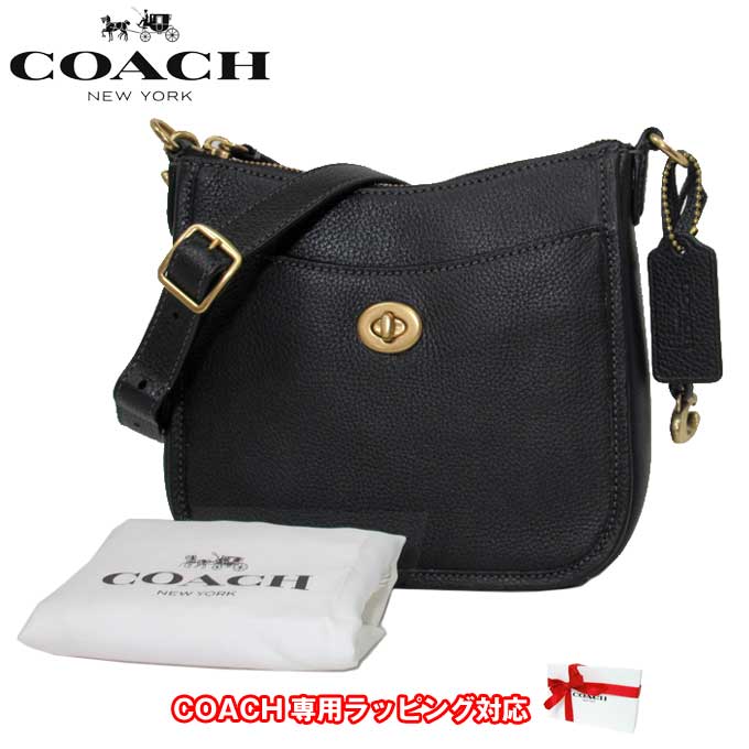 コーチ バッグ ショルダーバッグ COACH レザー チェイス クロスボディー 19 斜めがけ CC390 B4/BK(ブラック) レディース 送料無料