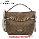 【10%OFF 4/21 09:59迄】コーチ バッグ ショルダーバッグ COACH シグネチャー アンディ 2WAY クロスボディ 斜め掛け CE554 IMV1X(カーキ×アイボリー) アウトレット レディース 送料無料