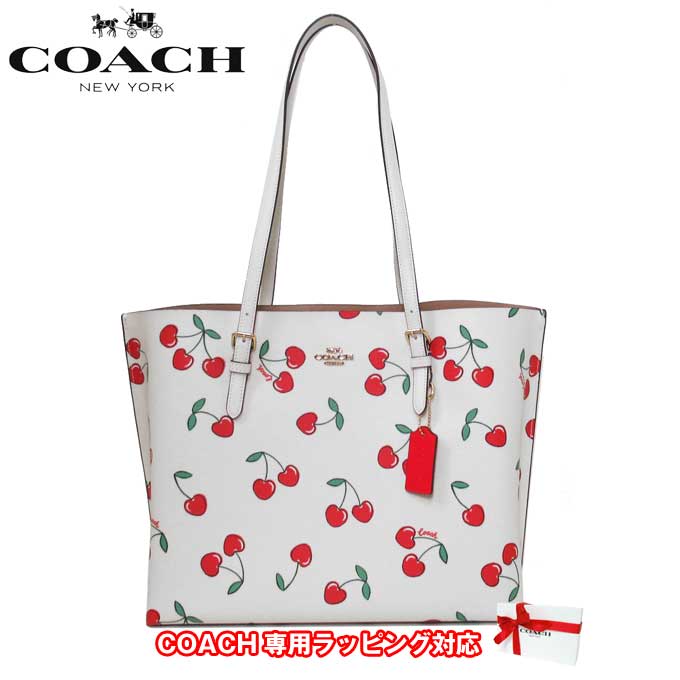 トライベッカ コーチ バッグ トートバッグ COACH ハートチェリー プリント モリー トート 肩掛け CE627 IMCAH(チョーク×マルチカラー) A4対応 アウトレット レディース 送料無料