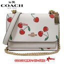 コーチ バッグ ショルダーバッグ COACH ハート チェリー プリント チェーン ミニ クレア クロスボディ 斜め掛け CE656 IMCAH(チョーク×マルチカラー) アウトレット レディース 送料無料