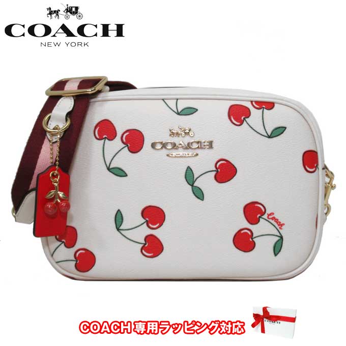 【1000円OFF 5/16 01:59迄】コーチ バッグ ショルダーバッグ COACH PVC ハートチェリー プリント ジェイミー カメラバッグ 斜めがけ CF420 IMCAH(チョーク×マルチカラー) アウトレット レディース 送料無料