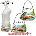 【10%OFF 5/7 09:59迄】●2タイプ●コーチ バッグ ショルダーバッグ COACH PVC テリ ハワイアン プリント ショルダー 2WAY 肩掛け 斜め掛け CJ598 SVBLM(ブルー×マルチカラー)アウトレット レディース 送料無料