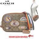 【10%OFF 5/7 09:59迄】コーチ バッグ ショルダーバッグ COACH ジェイミー パッチ シグネチャー PVC カメラバッグ 斜めがけ CJ605 SVOT8(カーキマルチ) アウトレット レディース 送料無料