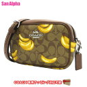 【10%OFF 5/7 AM9:59迄】コーチ バッグ ショルダーバッグ COACH シグネチャー バナナ プリント ミニ ジェイミー カメラバッグ ポシェット...