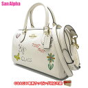 コーチ バッグ ハンドバッグ COACH ローアン レザー スケッチ プリント ミニボストン サッチェル 2WAY 斜め掛け CAK19 IMCAH (チョーク...