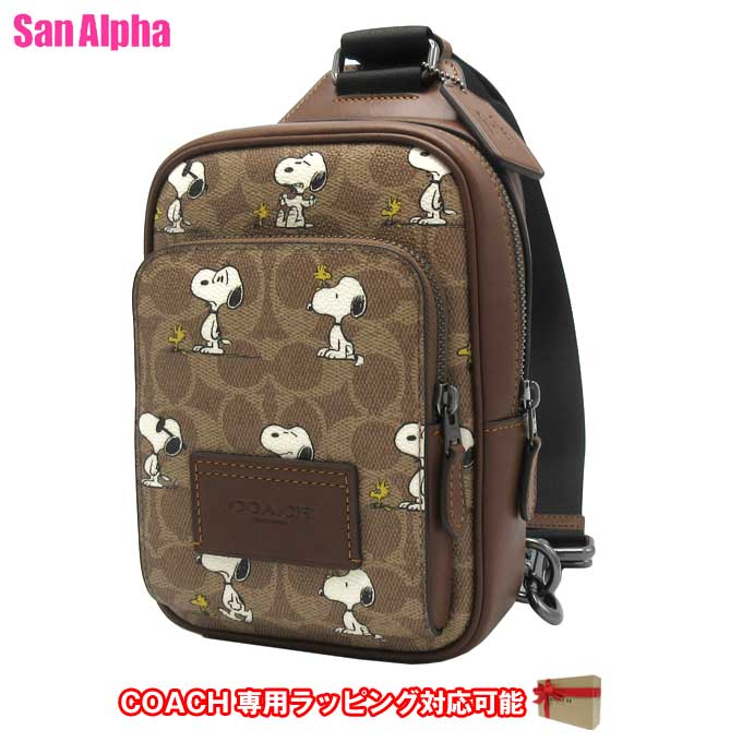 【最大700円OFFクーポン配布中】コーチ バッグ ショルダーバッグ COACH X PEANUTS RACER ピーナッツ ス..