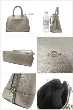 コーチ アウトレット COACH ハンドバッグ F29170 メタリック クロスグレーン レザー シエラ ミニ 2WAY サッチェル SV/PL(プラチナ)【RCP】【楽天カード分割】