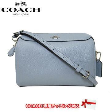 コーチ アウトレット COACH ショルダーバッグ F76629 クロスグレーン レザー ベネット クロスボディー / ポシェット SV/PB(ペールブルー)【RCP】【0815楽天カード分割】【s-mail03】