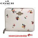 【10%OFF 5/7 09:59迄】コーチ 財布 二つ折り財布 COACH フローラル プリント ビルフォールド ウォレット C6001 B4CAH(チョーク×マルチカラー) アウトレット レディース 送料無料