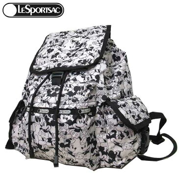 ●ディズニーコラボ●レスポートサック バッグ LeSportsac レスポ ショルダーバッグ 7839 P928 ポリエステル DISNEY ミッキー&ミニー プリント ボイジャー バッグパック / リュック P928(ブラックマルチ)【LeSportsac】【ギフト】