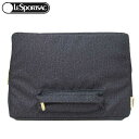 【10%OFF】レスポートサック LeSportsac ポーチ 3340-Q062 コーデュラ キャンバス ツイード フランクリン ビジネスポーチ/ノートパソコン/タブレットケース/グレー系【メンズ】