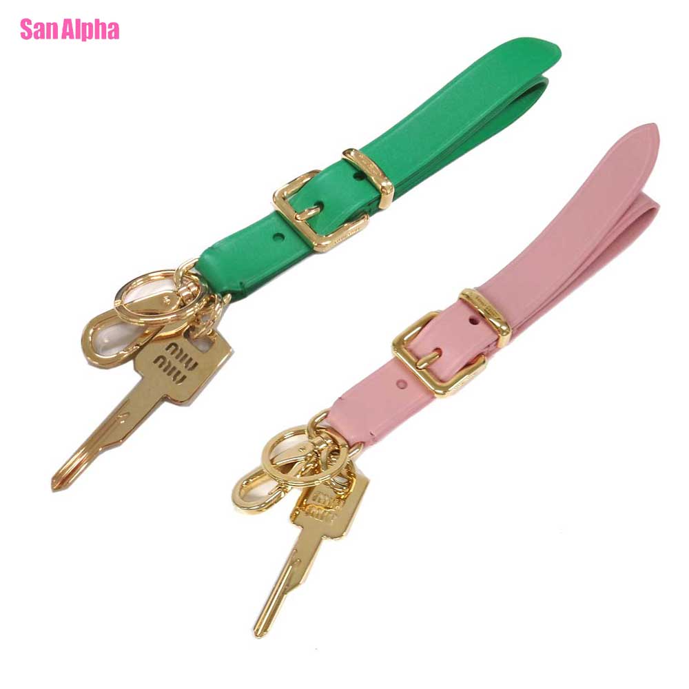 楽天市場】miumiu キーリング（キーホルダー｜キーホルダー・キー