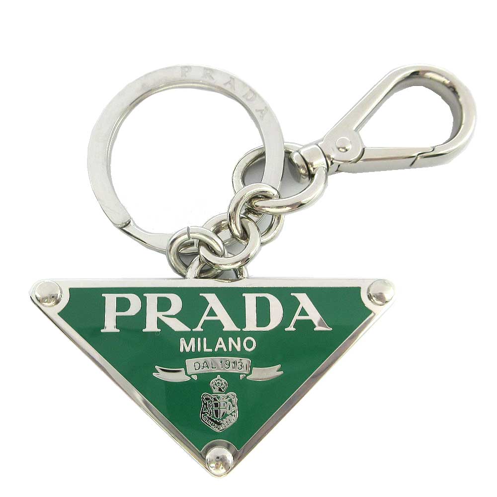 PRADA キーホルダー ミントグリーン 楽天市場】プラダ キーリング(カラーグリーン)(バッグ・小物