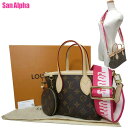 モノグラム ミニ 【1000円OFF 4/27 09:59迄】ルイ・ヴィトン トートバッグ LOUIS VUITTON LV ネヴァーフル BB モノグラム ミニポーチ付き 2WAYトート 斜め掛け M46786 (ローズ・ペオニー) レディース 送料無料