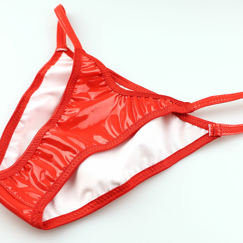 チェリーラブ 日本製 セクシーランジェリー 下着 ショーツ光沢エナメル生地 レディースハイレグハーフバックショーツ 脇細デザインでセクシー＆高級感 美しいラインと快適フィット 脇細デザイン スタイリッシュ レディース 大人 カワイイ テイストキュート テイストセクシー