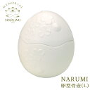 【NARUMI 卵型骨壺 (L)】 【送料無料】／NARUMI Narumi 　骨壺　ミニ骨壺　仏具　三具足　香立て　火立て　花立　仏具セット　手元供養　仏壇　リビング　モダン　おしゃれ　ペット供養　ペット仏具