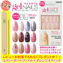 【メール便OK】ジェルネイル　ネイルチップ　24枚入り！！トップジェル仕上げ gel NAILS 接着剤のいらないワンタッチタイプ【メール便4個までOK】(GNAIL-1-12)　02P18Jun16