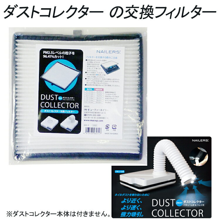 ダストコレクター 交換フィルター(2DC-2) DUST COLLECTOR 集塵機　ビューティーネイラー (2DC-2)