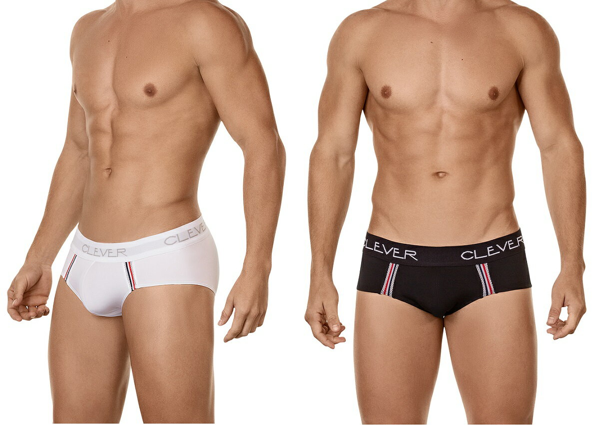 クレバー【ビベス】ブリーフ(ホワイト＆ブラック)Vibes Brief (White&Black)540101/540111のサムネイル