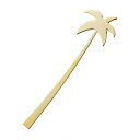 ヤシの木マドラー(シルバー/ゴールド)(408139_46)ステンレス 椰子 パーム 南国 バカンス サマー 夏 カクテル ジュース オシャレ 海 カトラリー【...