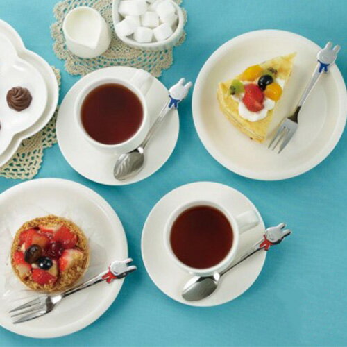 リサとガスパール ケーキフォーク リサ/ガスパール (LG122R_B) Gaspard et Lisa キャラクター 洋食器 カトラリー ギフト プレゼント【メール便対応】