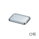 18-8ステンレス 深型組バット蓋 0号(44200) 147×116mm カバー フタ ふた 厨房用品 業務用 屋台 薬味入れ 具材 小分け 調味料 トレー ...